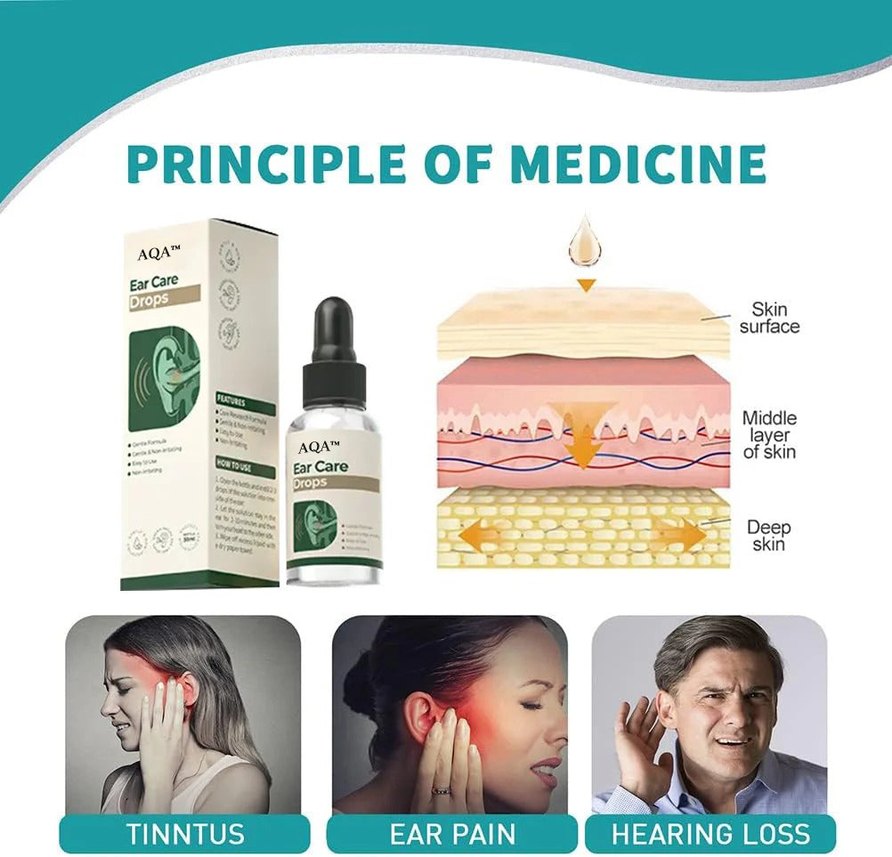 AQA™ Ear Care Drops – Plant-Based Formula | FDA-Registered