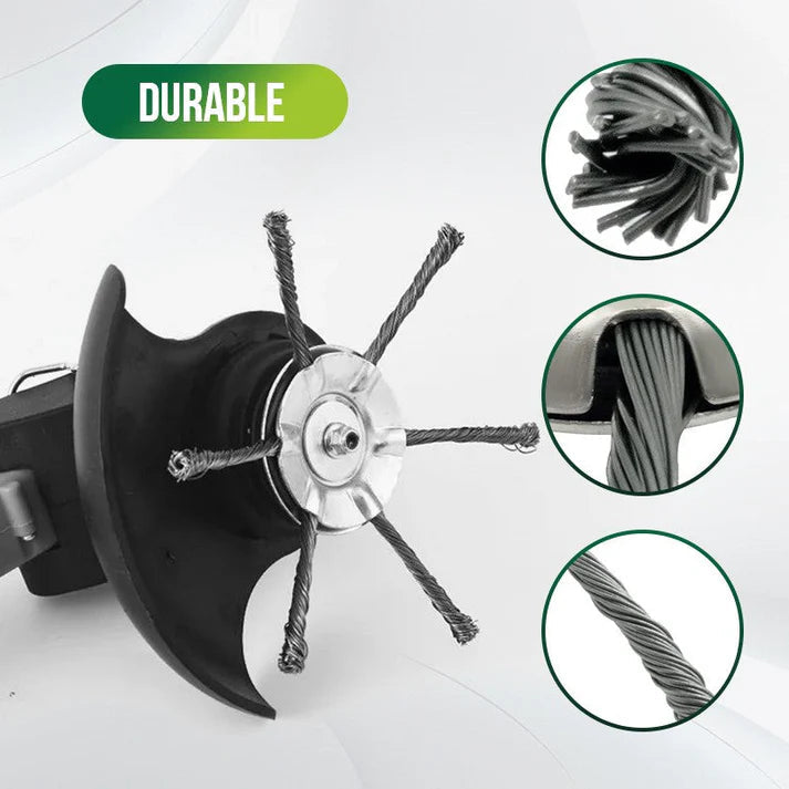 🔥BUY 2 GET 1 FREE👨🌾6 inch Steel Wire Brush Cutter Trimmer Head