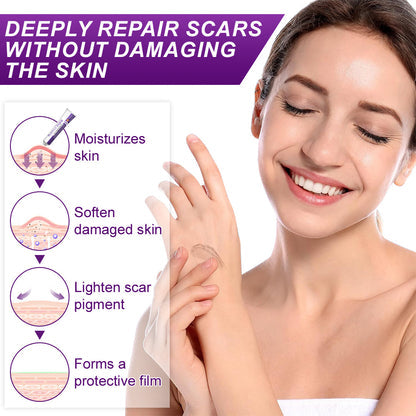 ššUKCA-CERTIFIED ā
AQA⢠cure FACE & BODY SCAR GEL ā Clinically proven to soften, flatten and fade surgical scars, acne marks, burns, keloids and trauma-related scars.
