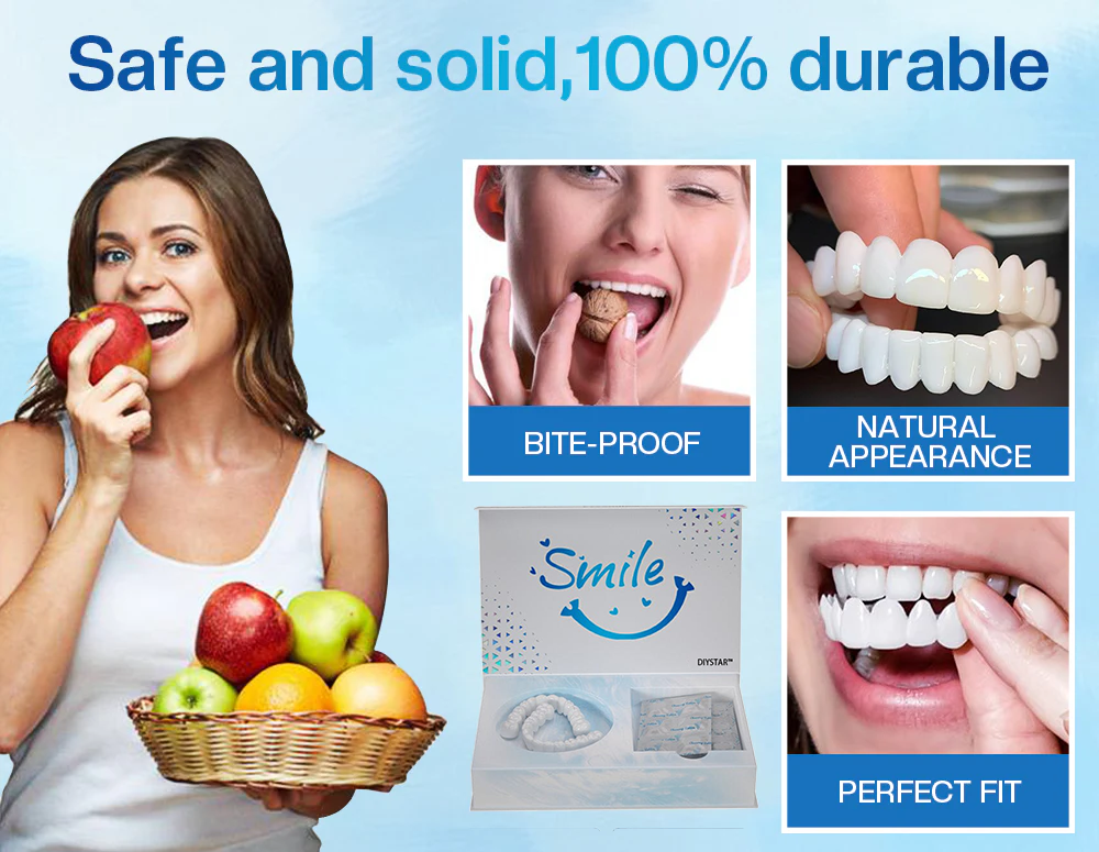 Official Store | DIYSTAR™ Moldable Dentures🧑🏽⚕️Obtain American Dental Association (ADA) Certification ✅