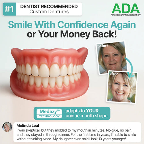 Medazy™ Custom-Fit Full Functional Dentures